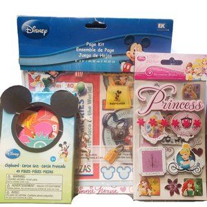 Disney scrapbook items